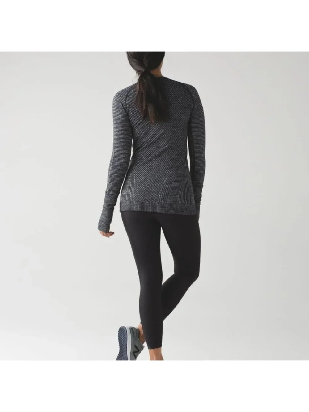 Lululemon Restless Pullover Heathered Black